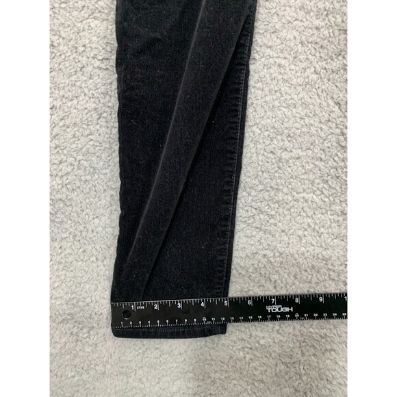 GAP 1969 28R True Skinny Black Denim Velour Jean Pants Stretch Skinny 2017 - Picture 13 of 14